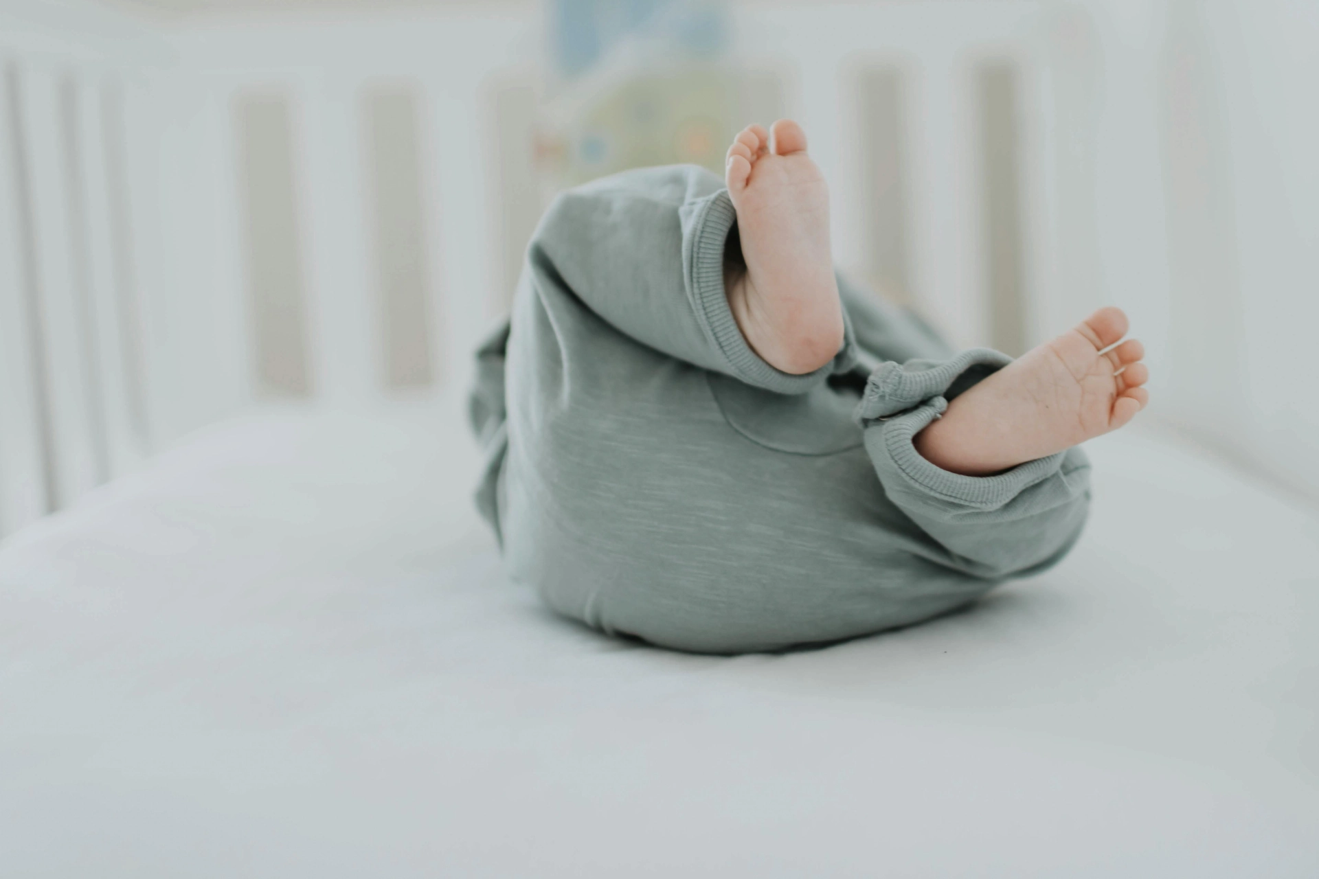 image of baby in crib