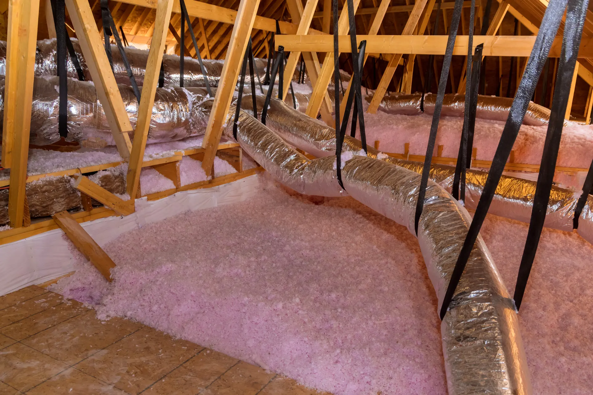 flexible ductwork & insulation